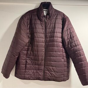 Goodfellow & Co Burgundy Men winter Jacket size XXL